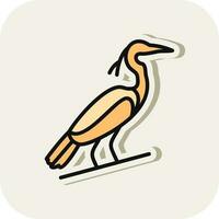 Heron Vector Icon Design