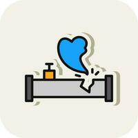 Gas leak Vector Icon Design