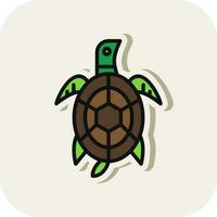 diseño de icono de vector de tortuga