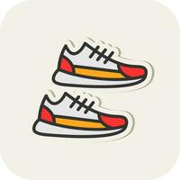 Sneakers Vector Icon Design