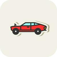 Old car Vector Icon Design