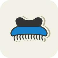 Hair clip Vector Icon Design