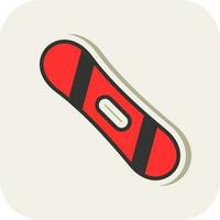 Snowboard Vector Icon Design