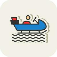 Bobsleigh Vector Icon Design