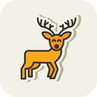 Reindeer Vector Icon Design