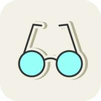 Glasses Vector Icon Design