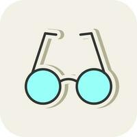 Glasses Vector Icon Design