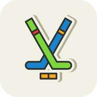 Hockey Vector Icon Design