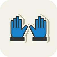 Glove Vector Icon Design