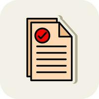 Document Vector Icon Design