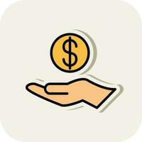 Saving money Vector Icon Design