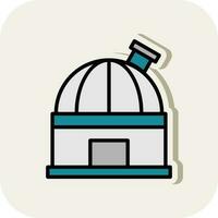 Observatory Vector Icon Design