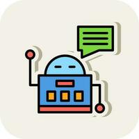 Chatbot Vector Icon Design