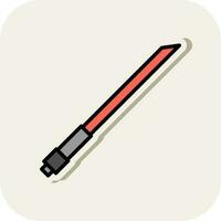 Lightsaber Vector Icon Design