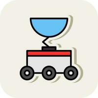 Moon rover Vector Icon Design