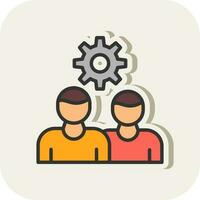 Colleague Vector Icon Design