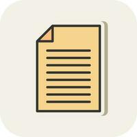 Document Vector Icon Design