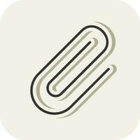 Paperclip Vector Icon Design