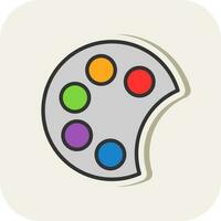 Palette Vector Icon Design