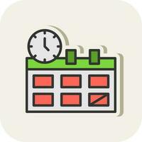 Schedule Vector Icon Design