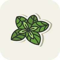 Basil Vector Icon Design