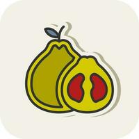 Pomelo Vector Icon Design