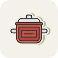 Hot pot Vector Icon Design