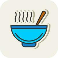 Soup Vector Icon Design