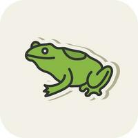 Frog Vector Icon Design