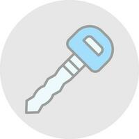 Car key Vector Icon Design