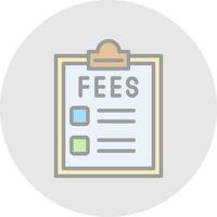 Fees Vector Icon Design