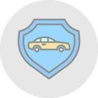 Car insurance Vector Icon Design