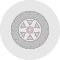 Wheels Vector Icon Design