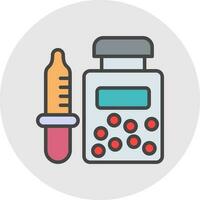 Solvent Vector Icon Design