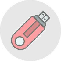 USB Vector Icon Design