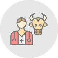 Veterinarian Vector Icon Design