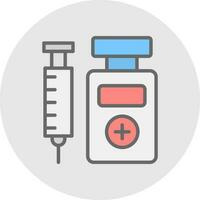 vacuna vector icono diseño
