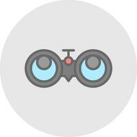 Binocular Vector Icon Design