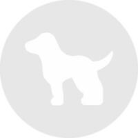 diseño de icono de vector de perro