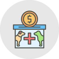 Donation Vector Icon Design