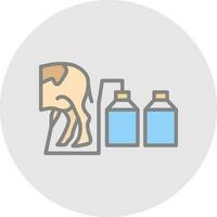 Milking Vector Icon Design