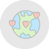 Mother earth day Vector Icon Design