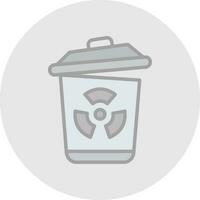 Toxic waste Vector Icon Design