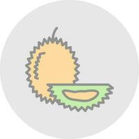 Durian Vector Icon Design