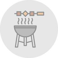 Barbecue Vector Icon Design