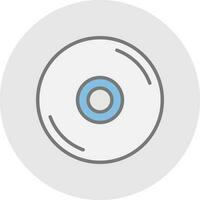 diseño de icono de vector de cd