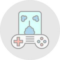 diseño de icono de vector de videojuego