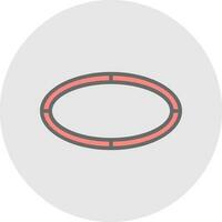 Hula hoop Vector Icon Design