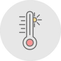 Thermometer Vector Icon Design