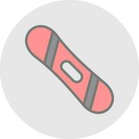 Snowboard Vector Icon Design